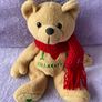I Heart Killarney Teddy Bear with Red Knitted Scarf Image 3