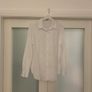 Bershka Mens Plain White Shirt Image 8