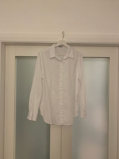 Bershka Mens Plain White Shirt