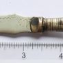 Vintage Sheffield butter or fish knives, two knives have white mother-of-pearl handles Image 7