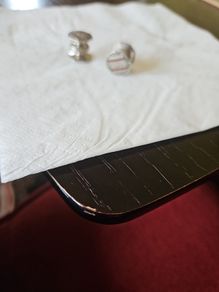 Art Deco cuff links. Early 20th century.