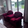 Pair of Armchairs (Grey Stretch covers included Image 2