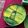 Very Rare Full Set Heineken Metal Coasters Image 3