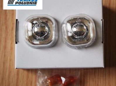 White Side Light Repeater Indicators Set Audi A3 A4 A8 Skoda Fabia Octavia