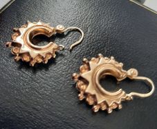 Real gold earrings stamped childs Creote