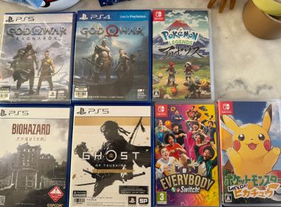 Games for sale, all in very good condition.