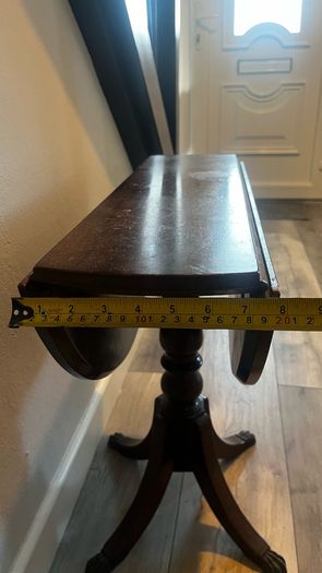 antique folding table