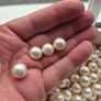 White Stone Beads ready for crafting Image 5