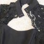 River Island Black Lace High-Neck Skater Mini Dress - Size 12 Image 2