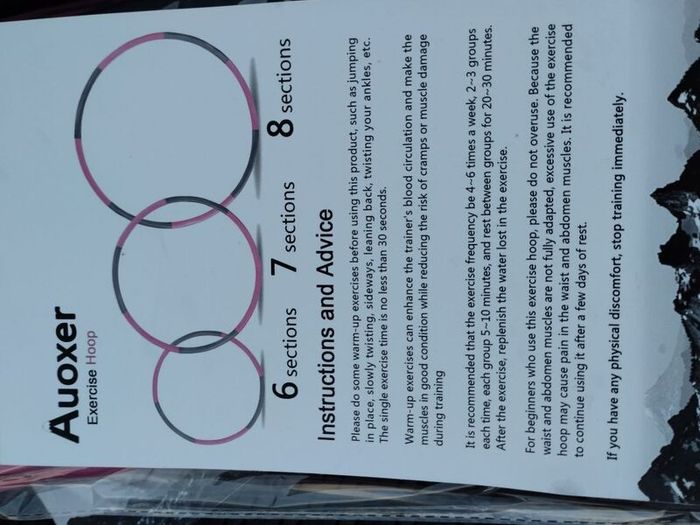 AUOXER Exercise Hoop