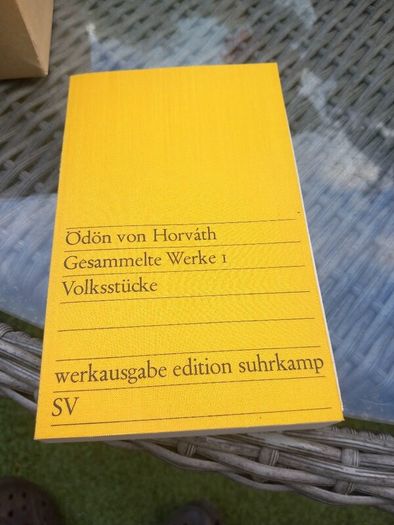 8 x paperback books, Udon von Horvath,  Gesammelte Werke, D18, as new post 10e