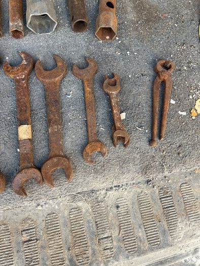 Collection of vintage spanners