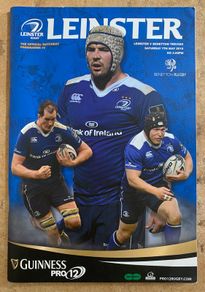 2016 Leinster v Benetton Treviso - Guinness PRO12 Programme