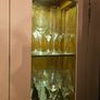 Solid Heavy Wood Display Cabinet Image 5
