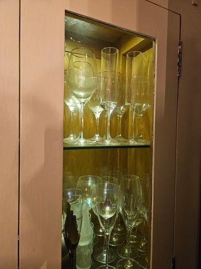 Solid Heavy Wood Display Cabinet
