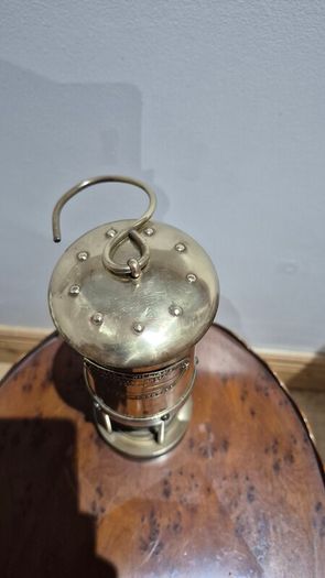 Vintage E. Thomas & Williams Brass Cambrian Miner's Safety Lamp