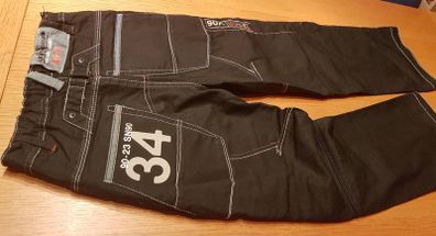 Jeans black denim Next with big back pockets white stitch and print details loose fit brand new pants trousersheight 140cm 10years