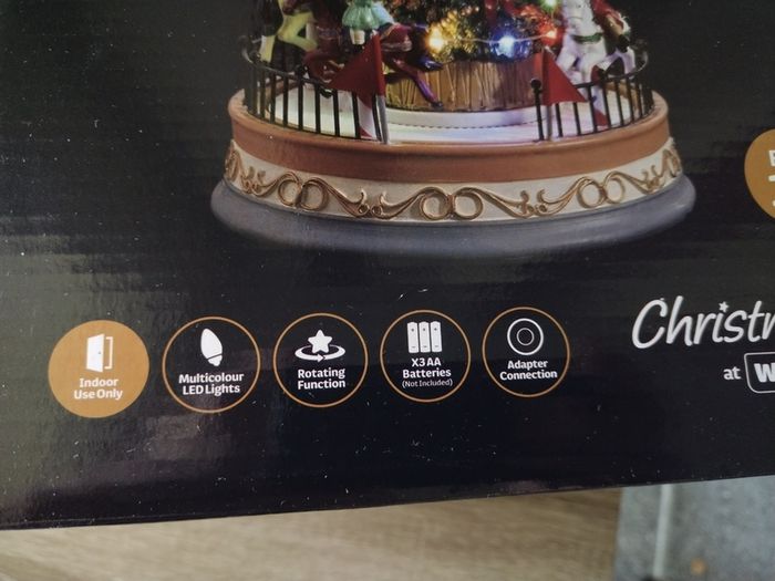 Christmas Light Up Merry Go Round