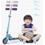 2 Wheel Kids Scooter Fold Boy Girl Kick Push Adjustable Handlebar Foldable Image 4