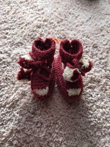 Baby woolen boots