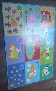 Wooden number puzzle