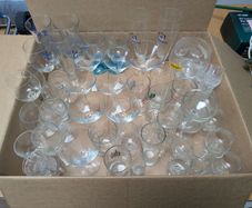 Selection of glassware
