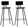 3 Piece Bar Set Black Image 7