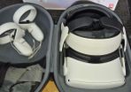 meta quest 2 with carry case and adjustable head strap