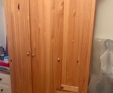 Wooden wardrobe