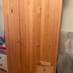Wooden wardrobe