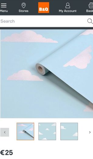 Cloud wallpaper 4 rolls