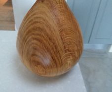 Handmade Woodturned large vase