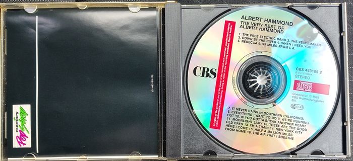 Albert Hammond - The Very Best Of CD (1988) US Soft Rock EX+