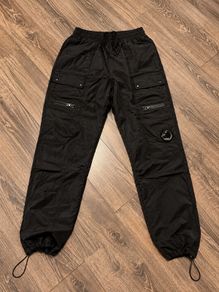 C P Company Black Cargo Joggers