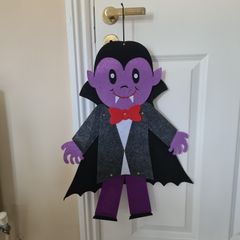 Halloween Dracula Felt Door/Wall Hanging Decoration