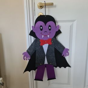 Halloween Dracula Felt Door/Wall Hanging Decoration