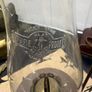 Vintage Copper Duplex Oil Lamp with Anchor Brand Chimney Image 4