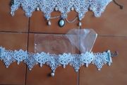 new 2 lace necklaces
