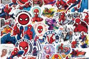 50pcs Spiderman Stickers Disney Movie Anime Decals DIY Skateboard Laptop Motorcycle Waterproof Cool Cartoon Sticker Kids Toy Gift
