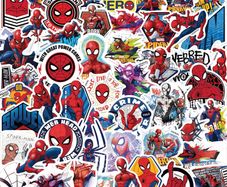 50pcs Spiderman Stickers Disney Movie Anime Decals DIY Skateboard Laptop Motorcycle Waterproof Cool Cartoon Sticker Kids Toy Gift