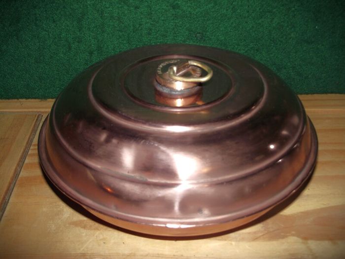 Vintage Copper Bed Warmer