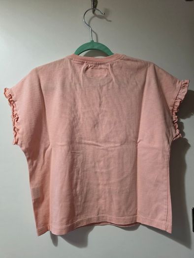 Zara girls pastel pink T-shirt - age 5