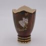 Vintage Rouge Carlton ware Luster Enameled Bird & Floral Vase Image 4