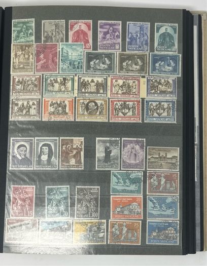 Collection: Vatican City Stamps both mint and used along with some miniature sheets on 40 pages