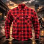 Premium Kevlar Motorcycle Riding Shirt Image 9