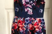 Floral bodycon mini dress