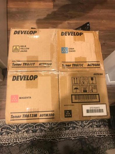 Konica Minolta Bizhub TN613 Complete Toner Set.