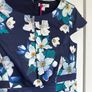 BNWT Precis Petite blue floral shift sheath dress UK12 Image 2