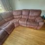 Large Reclining Corner Couch for Sale Image 3