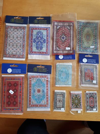 Dolls house carpets and rugs